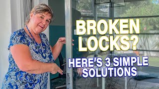 3 SIMPLE WAYS to Lock Sliding Door amp Keep Your Home Safe  Beacon Windows  Sliding Door Specialist [upl. by Yeleek]