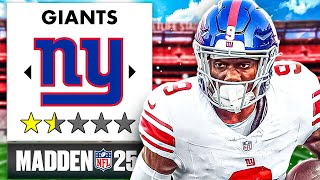 I FIXED the New York Giants in Madden 25 [upl. by Petta]