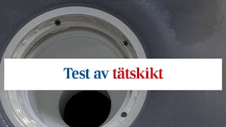 Test av tätskikt för badrum 2019 [upl. by Dahlstrom]