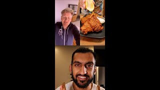 Gordon Ramsay Reacts to My Pakistani Fish amp Chips [upl. by Yeldud]