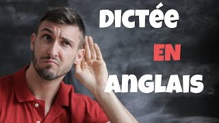 Dictée En Anglais  Prétérit [upl. by Schaffer]