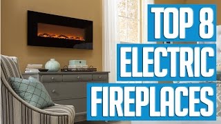 8 Best Electric Fireplaces 2017 [upl. by Gunthar590]