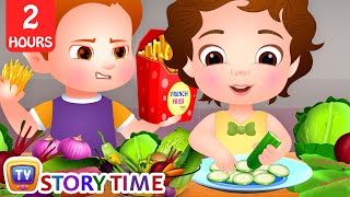 Mango Goldfish Fuzzy Cussly and More ChuChu TV Good Habits Bedtime Stories for Kids [upl. by Eillime]