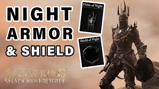 How to get the NIGHT Armor Set and Shield ► Elden Ring DLC [upl. by Milas]