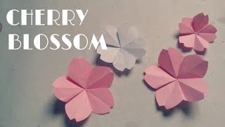 Origami Cherry Blossom  Origami Easy [upl. by Rambow111]