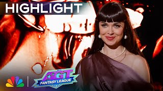 Kseniya Simonovas INCOMPARABLE sand art tells an EMOTIONAL family tale  AGT Fantasy League 2024 [upl. by Anemolif]