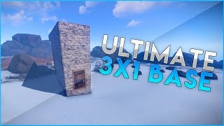 Rust  THE ULTIMATE 3X1 BASE For Solo Players [upl. by Eigroeg]