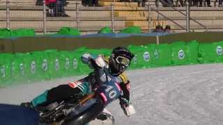 Motocross EisspeedwayTeamWMFinale in Berlin [upl. by Nimrac182]