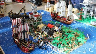 LEGO PiratenInsel mit vielen Schiffen [upl. by Sanez]