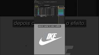 ANIMAÇÃO DA LOGO DA NIKE aftereffects animation nike motiondesign animação tutorial [upl. by Acinimod]