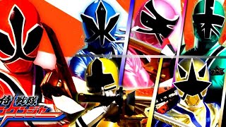 MAD Samurai Sentai Shinkenger  Opening Song [upl. by Lenahc]