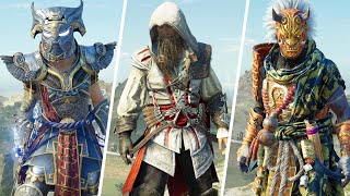 Assassins Creed Valhalla  ALL 87 Armor Sets Showcase AC Valhalla amp All DLC [upl. by Eerahs290]