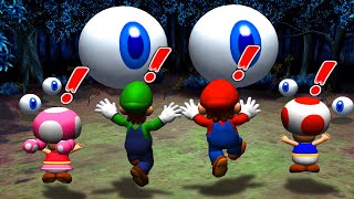 Mario Party 8  Twins Great Battle  Mario and Luigi vs Toad and Toadette [upl. by Doy]