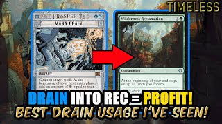 Mana Drain Into Reclamation Is Too Nasty  Timeless BO3 Ranked  MTG Arena [upl. by Hannahoj]