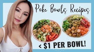 Budget DIY Poke Bowl  1 amp Up Healthy Poke Bowl Recipes [upl. by Gorga405]