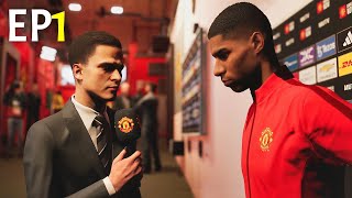 eFootball 24 Manchester United Career Mode Ep 1  HERE WE GO [upl. by Annol597]