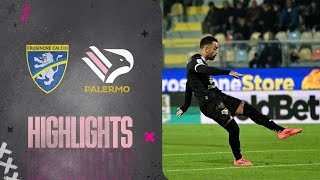 FrosinonePalermo 11  HIGHLIGHTS 13ª giornata Serie B 2425 [upl. by Atoiyanap]