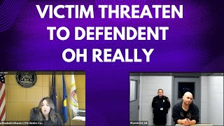 VICTIM THREATENS DEFENDANT IN JUDGE DISANTO’S COURT [upl. by Siblee]