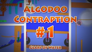 Algodoo contraption 1  Gears of Water [upl. by Meggy109]