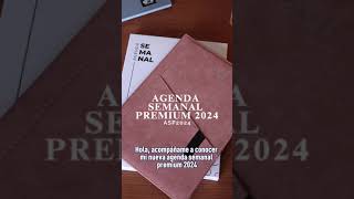 AGENDA SEMANAL PREMIUM 2024  ASP2024 [upl. by Moriarty]