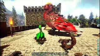 ARK Survival Evolved Day 49 on the Lost Island Setting up a Tree Platform and Sap Taps [upl. by Glynas]