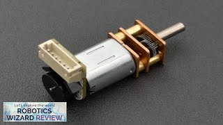 Micro Metal Geared motor wEncoder 6V 155RPM 1001 Review [upl. by Nnairak768]