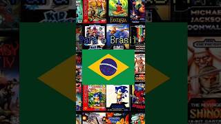 Jogos Lançados de Megadrive Para o Brasil  tectoy Sega megadrive jogosretrô jogosantigos [upl. by Akinak]