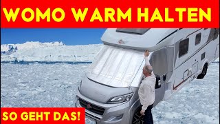 🥶 SO bleibt Dein Wohnmobil im Winter WARM 🥵 [upl. by Aynek]