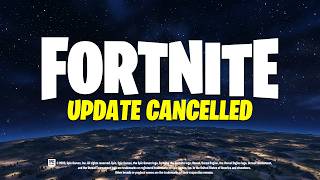 Fortnite Chapter 6 Update Bad News [upl. by Airamat818]