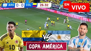 🔴 Argentina vs Colombia EN VIVO  Final Copa América 2024 [upl. by Ttayw880]