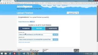 How to Use Sendspace website to upload and download  Afsoomaali  Sahalsoftware [upl. by Glynas]