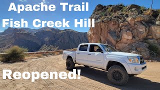 Apache Trail Fish Creek Hill AZ Reopened after 5 years [upl. by Luise]