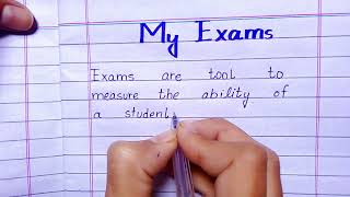 Write essay on my Exams Essay on Examination essay writingour knowledge [upl. by Rovelli]