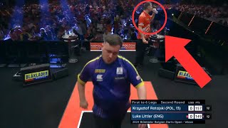 Luke Littler vs Krzysztof Ratajski Watergate Incident darts [upl. by Maure]