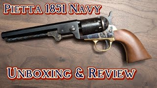 Pietta 1851 Navy quotYankquot Unboxing amp Review [upl. by Eenitsed]