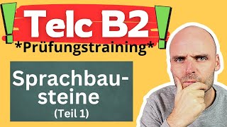 TELC B2 Sprachbausteine Teil 1  kompletter Test  Erklärung und Übungen [upl. by Portie]