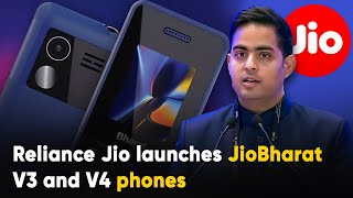 Reliance Jio Launches JioBharat V3 and V4 Bridging the Digital Divide for 250 Million Users [upl. by Liarret]