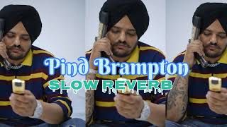 PIND BRAMPTON  SIDHU MOOSEWALA  SLOW amp REVERB PUNJABI SONG [upl. by Yadrahs]