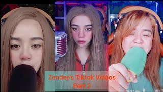 ZENDEE  TIKTOK COMPILATION VIDEOS PART 2 [upl. by Thilde]