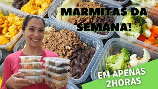 MARMITAS FIT PRA SEMANA  TENHA MAIS RESULTADOS CARDÁPIO FÁCIL E SIMPLES [upl. by Novets]