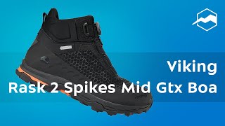 Ботинки Viking Rask 2 Spikes Mid Gtx Boa Обзор [upl. by Aehs62]