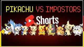 Pikachu vs Impostors in Among Us shorts Deutsche Pokemon Animation  German Fandub [upl. by Macswan]