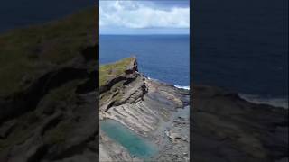 Magasang rock formation view shortsvideo drone dronevideo island [upl. by Rees]