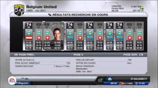 Fifa 13 Ultimate Team  Comment avoir du crédit  Tuto Achat  Vente Spéciale Bundes et Serie A [upl. by Neiman]