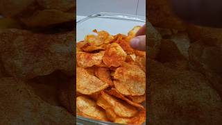 chipsy paprykowe chipsy chips snack snacks snackvideo snacksrecipe papryka pepper [upl. by Dragde]