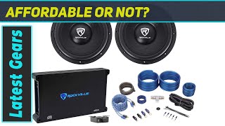 Rockville W12K6D2 V2 12quot Subwoofers  Amplifier Package Unleash Thunderous Bass in Your Car [upl. by Llibyc627]