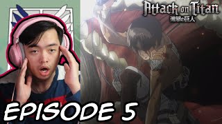 Erens Death Attack On Titan Episode 5 Reaction [upl. by Simson20]