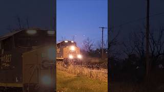 BampO Heritage Unit 1827 sitting at New FranklinPA railfaning railfans csxrailroad csx csxtrains [upl. by Odnalo]