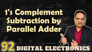 1s Complement Subtraction Using Parallel Adder Working Design and Circuit [upl. by Ahsinuq]