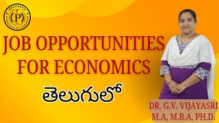 Job opportunities for Economics [upl. by Lavotsirc]